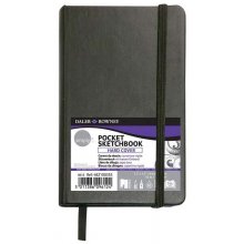 Daler Rowney Simply Cuaderno Cosido - Formato 9x14cm - 72 Hojas de Papel - 100g/mg2 - Color Blanco