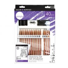 Daler Rowney Simply Pack de 40 Piezas - Set Creativo para Esbozo