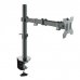 Tooq Soporte de Mesa con Brazo Articulado para Monitor de 13"-32" - Giratorio e Inclinable - Gestion de Cables - Peso Max 8kg - VESA 100x100mm - Color Negro