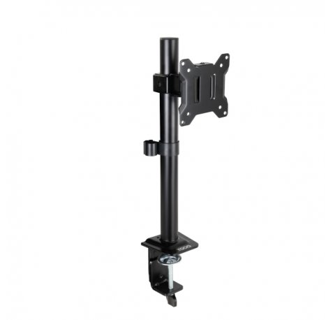 Tooq DB1130TN-B Soporte de Mesa para Monitor de 17"-32" - Altura, Inclinacion, Rotacion y Giro Regulables - Gestion de Cables - Peso Max 10Kg - VESA 100X100mm - Color Negro