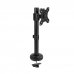 Tooq Soporte de Mesa para Monitor de 17"-32" - Altura, Rotacion y Giro Regulables - Gestion de Cables - Peso Max 8Kg - VESA 100X100mm - Color Negro