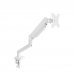 Tooq Soporte de Mesa con Brazo Articulado para Monitor de 13"-34" - Giratorio e Inclinable - Gestion de Cables - Peso Max 10kg - VESA 100x100mm - Color Blanco
