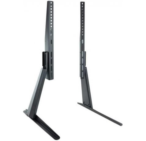 Tooq AT-Imperial Soporte de Mesa para TV - Pantallas de 32-70" - Soporta 50kg - VESA de 75x75 a 800x400 - Altura Regulable de 595 a 735mm - Inclinacion de -6 a 6 Grados - Color Negro