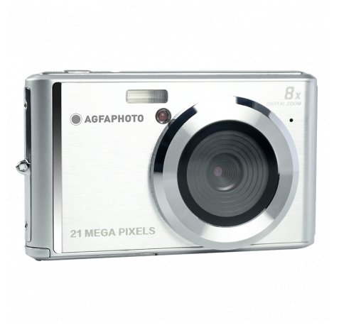 Agfaphoto DC5200 Camara Digital -  Sensor CMOS - Zoom Optico 8x - Color Plata