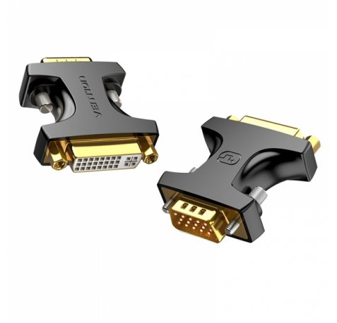 Vention Adaptador VGA Macho a DVI Hembra - Color Negro