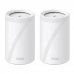 TP-Link Deco BE65 Pack de 2 Sistemas WiFi Mesh - Tribanda - Velocidad hasta 9.3Gbps - WiFi 7 - Ethernet 2.5Gbps - VPN - Color Blanco