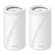 TP-Link Deco BE85 Pack de 2 Sistemas WiFi Mesh - Tribanda - Velocidad hasta 19Gbps - WiFi 7 - Ethernet 10Gbps - VPN - Color Blanco