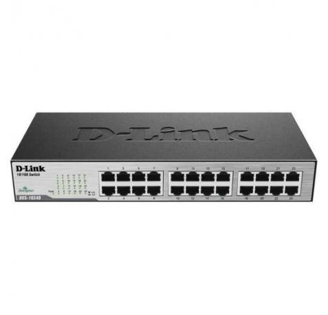 D-Link Switch 24 Puertos Gigabit 10/100Mbps no Gestionable