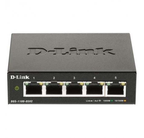 D-Link Switch Smart 5 Puertos Gigabit 10/100/1000 Mbps