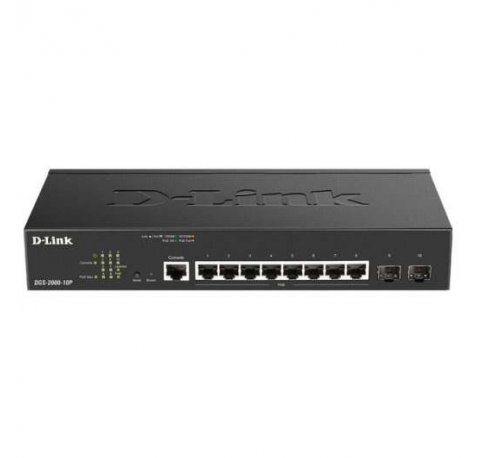 D-Link Switch 8 Puertos Gigabit + 2 SFP