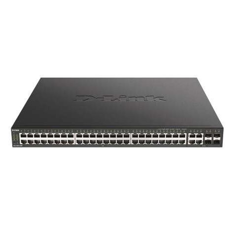 D-Link Switch Gestionado 48 Puertos GIGA PoE + 4 Puertos Combo SFP