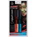 Alpino Make-up Liquid Liner Pack con 2 Botes de Maquillaje Liquido con Aplicador - Se Lava con Agua - Testado Dermatologicamente - Colores Azul y Rojo