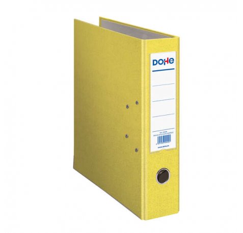 Dohe Archivador en Carton Forrado con Polipropileno - con Ollao, Rado y Tarjetero en el Lomo - Palanca de Maxima Calidad - Cantoneras Metalicas (12uds)