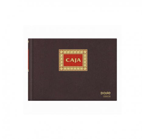 Dohe Cuaderno de Tela Premium - 100 Hojas Numeradas - Encuadernacion en Tela de Primera Calidad - Doble Estampacion en Rojo y Oro - Papel Offset de 100gr - Impreso a Dos Colores