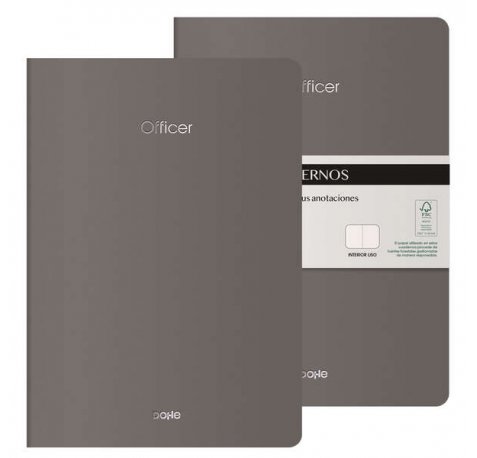Dohe Cuadernos de Cartulina de Colores - 300gr - Estampacion en Portada - Puntas Redondeadas - Lomo Redondo - Encuadernacion Cosida - 40 Hojas Lisas - Papel Ahuesado 90gr - Retractilados en 2 Unidades (2 uds)