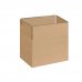 Dohe Cajas de Embalaje de 4 Solapas - 3mm de Canal - Fabricadas en Carton Marron - Resistente y Duradero (10 uds)