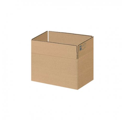Dohe Cajas de Embalaje de 4 Solapas - Carton Marron de Canal de 3mm - Resistente y Duradero - Ideal para Envios y Almacenamiento (10 uds)