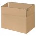 Dohe Cajas de Embalaje de 4 Solapas - 3mm de Canal - Fabricadas en Carton Marron - Resistente y Duradero (10 uds)