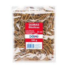 Dohe Gomas de Borrar - Longitud 8cm - Fabricadas en Latex de Gran Resistencia y Elasticidad
