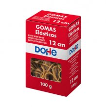 Dohe Gomas de Borrar - Longitud 12cm - Fabricadas en Latex de Gran Resistencia y Elasticidad
