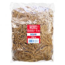 Dohe Gomas de Latex - Longitud 8cm - Gran Resistencia y Elasticidad - Bolsa de 1 Kg