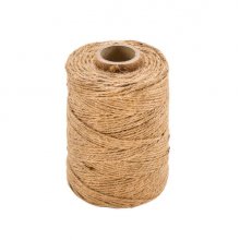 Dohe Bobina de Cuerda de Yute - 160 Metros - 3 Cabos - 200g - Especial para Paqueteria