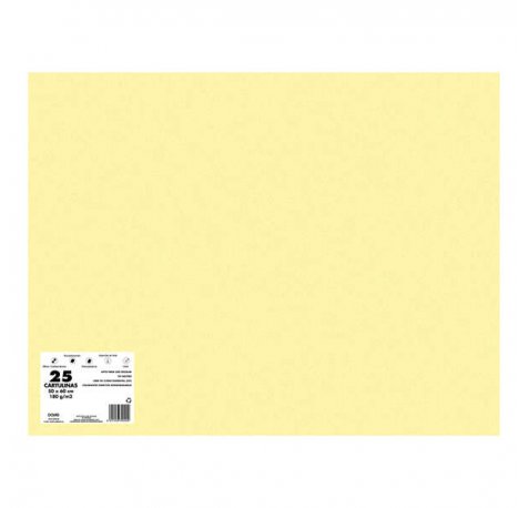 Dohe Cartulinas de Colores de 180 G/M2 - 50x65cm - PH Neutro - Libres de Cloro Elemental - Colorantes Biodegradables