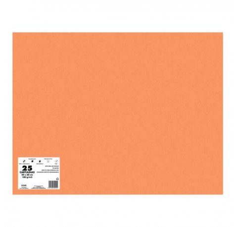 Dohe Cartulinas de Colores de 180 G/M2 - 50x65cm - PH Neutro - Libres de Cloro Elemental - Colorantes Biodegradables