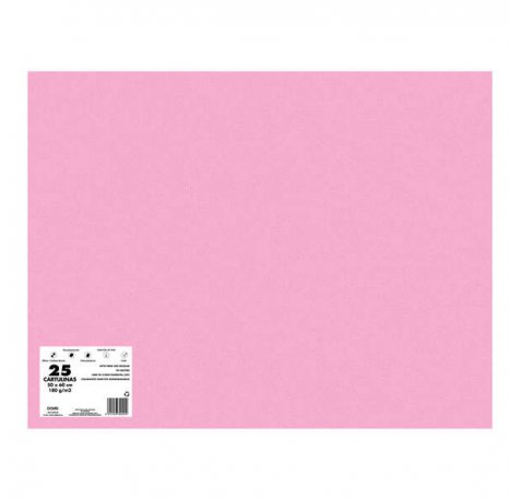 Dohe Cartulinas de Colores de 180 G/M2 - 50x65cm - PH Neutro - Libres de Cloro Elemental - Colorantes Biodegradables