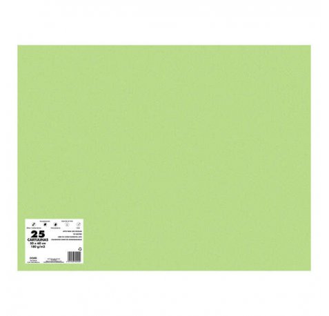 Dohe Cartulinas de Colores de 180 G/M2 - 50x65cm - PH Neutro - Libres de Cloro Elemental - Colorantes Biodegradables
