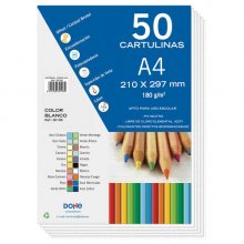 Dohe Cartulinas de Colores de 180 G/M2 - Tamaño A4 - PH Neutro - Libres de Cloro Elemental - Colorantes Biodegradables Dohe Cartulinas de Colores de 180 G/M2 - Tamaño A4 - PH Neutro - Libres de Cloro Elemental - Colorantes Biodegradables