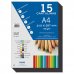 Dohe Cartulinas A4 - 15 Hojas - Ideal para Manualidades y Proyectos Escolares