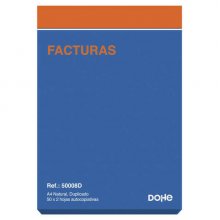 Dohe Talonario Facturas - 100 Hojas - Papel Autocopiativo - Tamaño A4