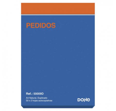 Dohe Talonario Pedidos - 100 Hojas - Papel Autocopiativo - Tamaño A4