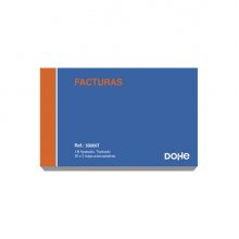 Dohe Talonarios Preimpresos a Dos Tintas en Papel Autocopiativo - 100 Hojas - Octavo Apaisado - Triplicado