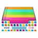 Dohe Expositor de 20 Portatodos Planos de PVC Transparente - Colores Surtidos (20 uds)