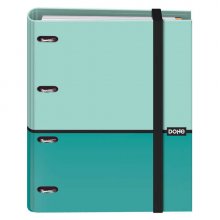 Dohe Cuaderno de Notas - 35mm - Carton Forrado con Papel Impreso a Todo Color y Plastificado Brillo - 4 Anillas Mixtas Niqueladas - Interior de 100 Hojas en Papel Offset de 90gr