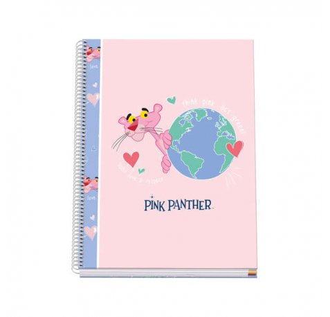 Dohe Cuaderno en Espiral de Tapa Dura A4 - 228x300mm - Cubierta en Carton Forrado con Papel Impreso a Todo Color y Plastificado Brillo - Interior de 100 Hojas en Papel Offset de 90gr Microperforadas