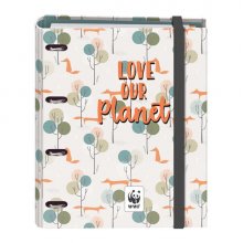 Dohe Cuaderno de Notas - 35mm - Cubierta en Carton Forrado con Papel Impreso a Todo Color y Plastificado Brillo - Mecanismo de 4 Anillas Mixtas Niqueladas