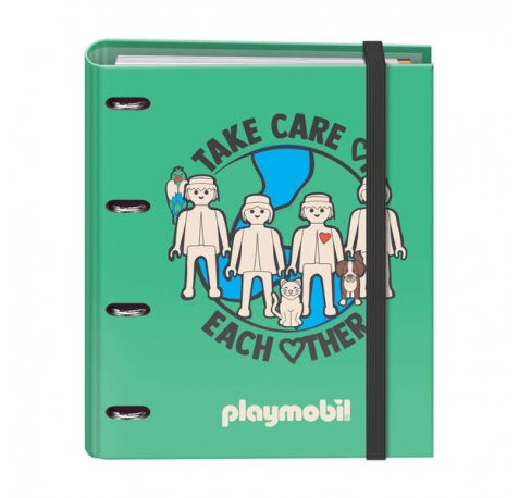 Dohe Cuaderno de Notas Forrado en Carton - 35mm - 100 Hojas de Papel Offset 90g - 4 Anillas Niqueladas - 4 Separadores de Polipropileno - Sobre Transparente con Cierre Velcro
