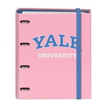 Dohe Cuaderno de Carton Forrado - 35mm - 100 Hojas Offset 90g - 4 Anillas Niqueladas - 4 Separadores Polipropileno - Sobre Transparente Velcro