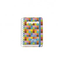 Dohe Playmobil Unite As One Agenda Escolar 25/26 Espiral Wire?o A6 - Dia Pagina - Papel 80g/m2 - 4 Hojas de Pegatinas - Cubierta de Carton Plastificado - Cierre con Goma Elastica
