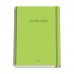 Dohe Colour Vives Cuaderno Espiral A4 100 Hojas Microperforadas Cuadricula 5mm - Tapa Dura Carton Forrado - Cierre de Goma - Bandas de Color - Color Verde Lima