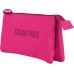 Dohe Colour Vibes Portatodo Triple - Cierre Doble con Cremallera y Tirador de Goma - Color Rosa