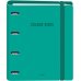 Dohe Colour Vibes Polyfoam Carpeta de 4 Anillas Mixtas de 35mm A4 Recambio 100 Hojas Cuadricula 5mm - Cubierta de Polyfoam 2mm - Cierre con Goma - Incluye 4 Separadores y Sobre de Polipropileno - Color Verde