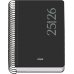 Dohe Esencial Agenda Escolar 25/26 Espiral A6 - Dia Pagina - Papel 70g/m2 - Cubierta en Polipropileno - Color Negro (10 uds)