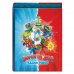 Dohe Superthings Carpeta con 4 Anillas de 40mm - Formato Folio - Guardas Impresas - Cubierta de Carton Plastificado - 26x34x6cm - Multicolor