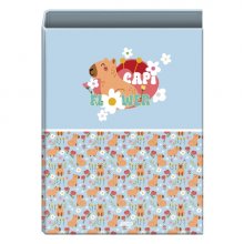 Dohe Capi Flower Carpeta con 4 Anillas de 40mm - Formato Folio - Guardas Impresas - Cubierta de Carton Plastificado - 26x34x6cm - Multicolor