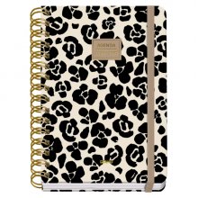 Dohe Premium Wild Agenda Escolar 26/27 - Formato A5 - Semana Vista - Papel Offset Ahuesado 80g - Cubierta de Carton Plastificado - Espiral Metalica Doble - Goma - 15x21x2cm - Multicolor