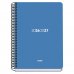 Dohe Basic Element Agenda Escolar 26/27 - Formato A5 - Semana Vista - Papel Offset Ahuesado 70g - Cubierta de Carton Plastificado - Espiral Metalica - Goma - 15x21x2cm - Color Azul
